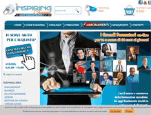 Tablet Screenshot of inspiringchannel.com